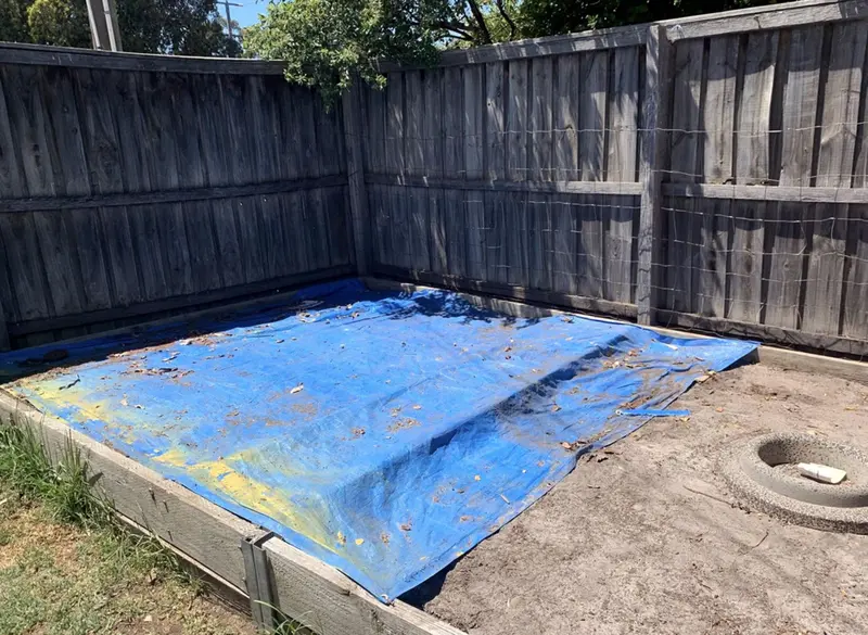 Construction debris removal in Grant Park